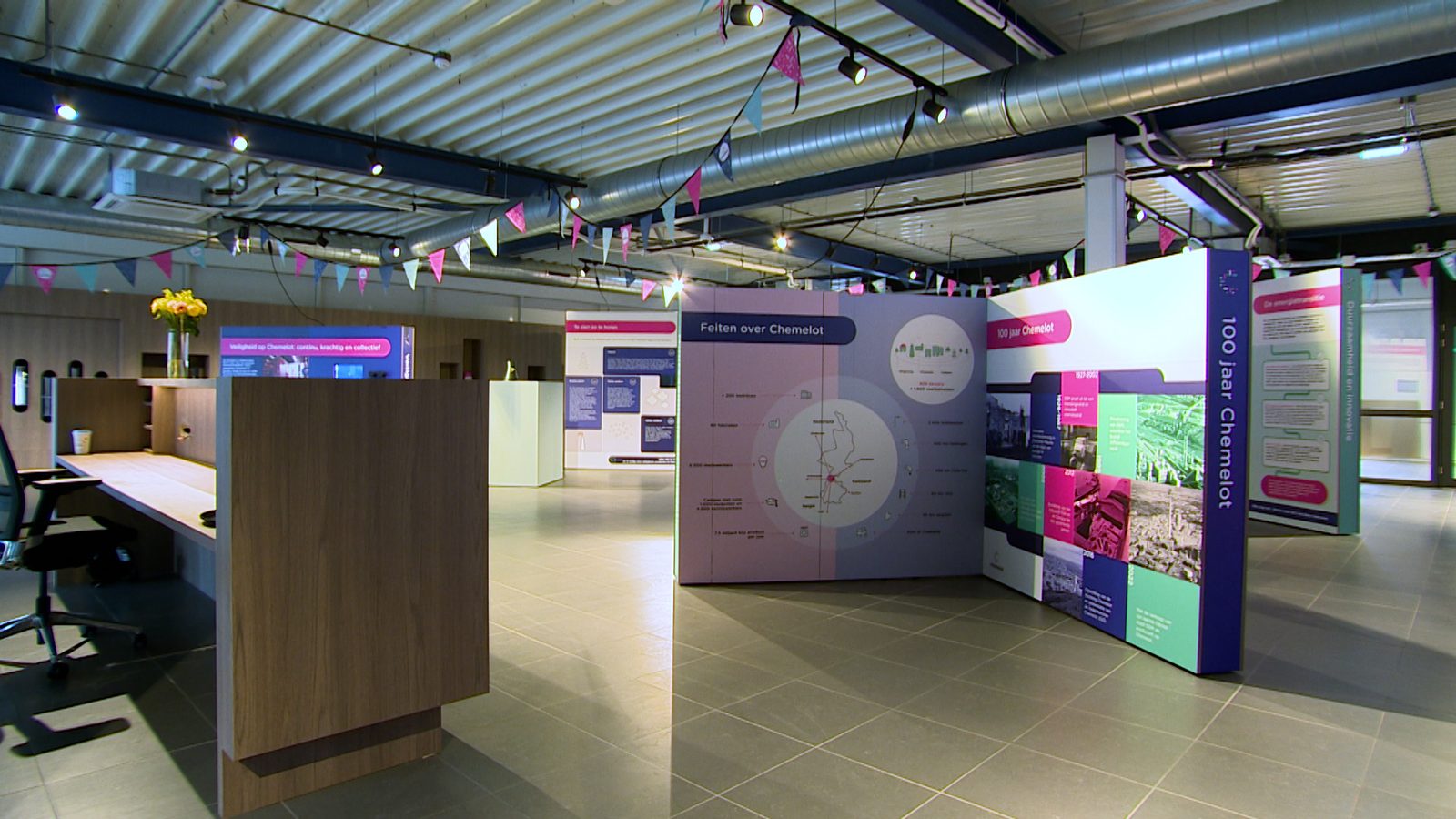 De expositie in het Chemelot Bezoekerscentrum